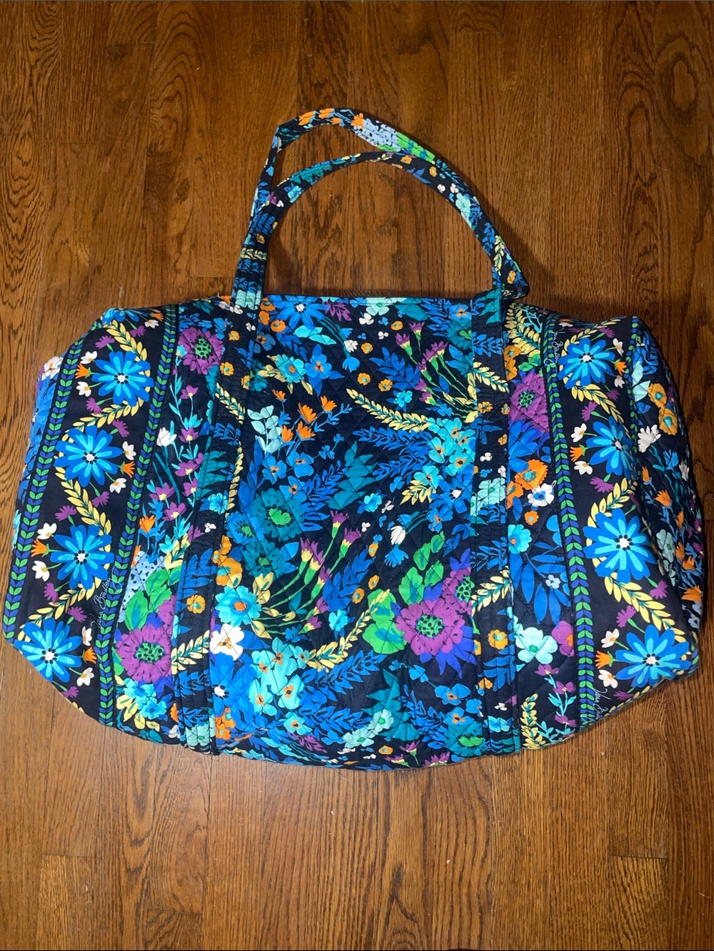Vera Bradley large midnight blue duffle